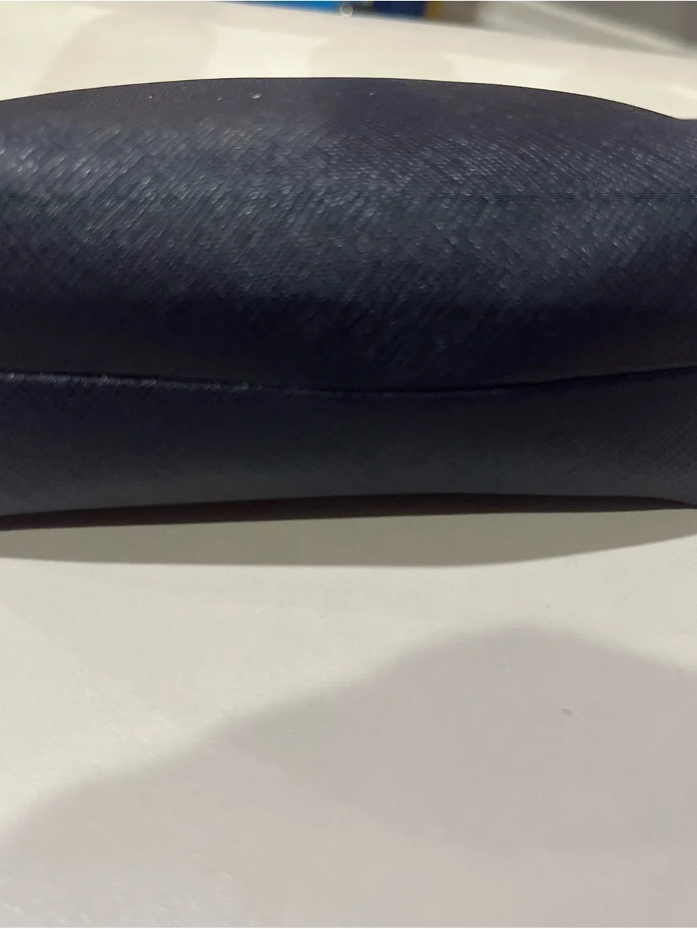 Henri Bendel Navy Scalloped Cosmetic Bag